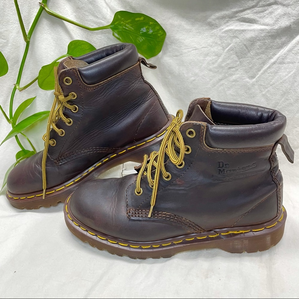 Made In England Dr. Martens 6-Eye Hiking Boots